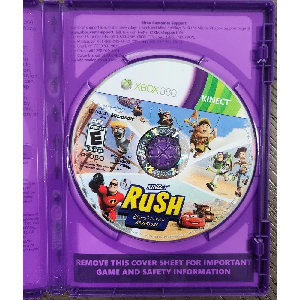 Xbox 360 Kinect - Rush‎ a Disney Pixar Adventure